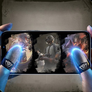 Bộ 1 / 2 Cặp Bao Ngón Tay Chơi game dusur Thoáng Khí Kèm Hộp Đựng