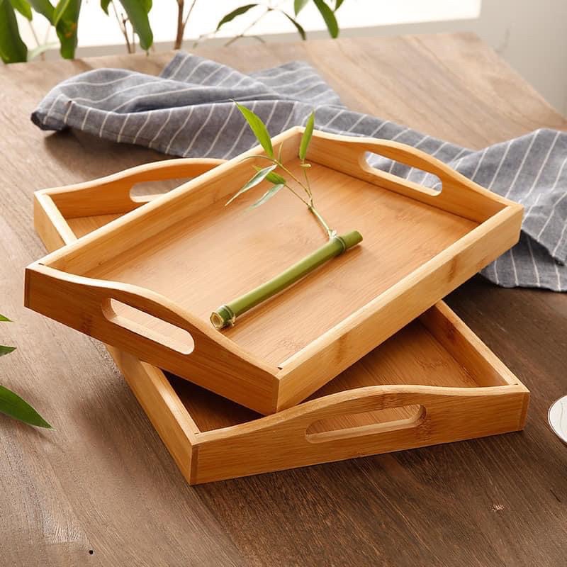 Khay gỗ đựng đồ spa, trang trí (1 chiếc)