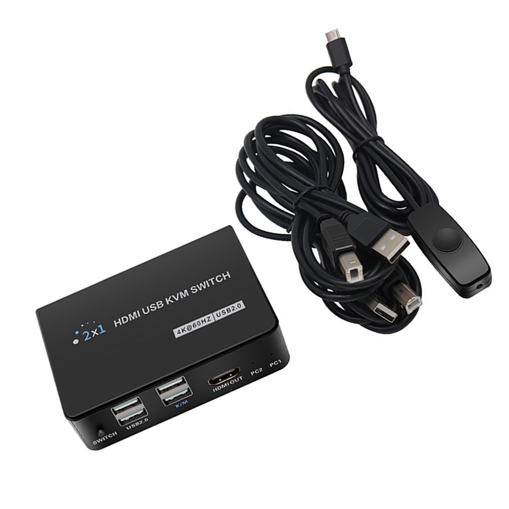 [Lzdjhyke1] Kết nối bàn phím & chuột hỗ trợ chuyển đổi KVM và 4K @ 60Hz USB 2.0
