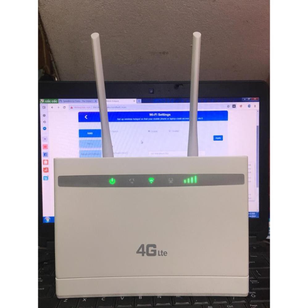 Modem Wifi 4G ZTE CP101 | 150Mbps | 32 user, 3 port LAN (đã kèm anten ...
