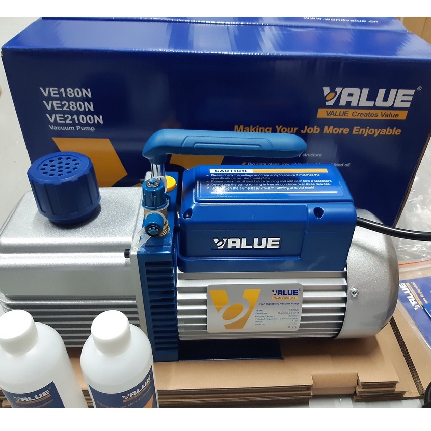 Máy hút chân không Hai cấp VALUE 7.0/ 9.0 CFM VE260N/ VE280N 7.0c 9.0c ...