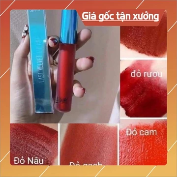 Son kem nắp xanh đủ màu A12 đỏ đất - A32 đỏ nâu - A31 đỏ gạch - A06 cam gạch lên màu đẹp !