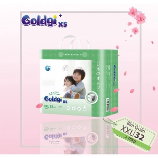 Bỉm quần/dán Goldgi+/X5/Eco Nhật Bản đủ size /S84/M66/M60/L48/L56/XL44