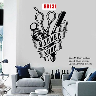 Decal dán làm đẹp cửa tiệm Barber và Salon, thu hút khách hàng, tạo điểm nhấn cho tiệm  P9