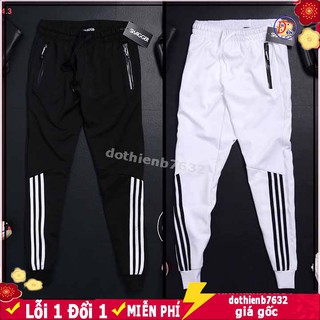 ⚡️ CHẤT ĐẸP-Y HÌNH ⚡️ Quần thể thao nam Quan jogger nữ kiểu nỉ bó ống Hàn Quốc thêu viền  xương cá L1