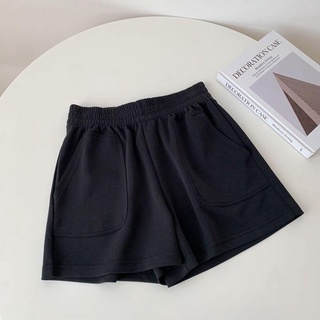 GUADALUPE1 Quần Short Thể Thao Dáng Rộng Màu Trơn Nữ Mùa Hè Nhà Nữ Breeches
