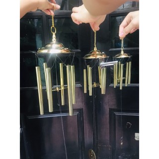 Chuông gió Đồng phong thuỷ 6 ống 1 tầng hút tài lộc
