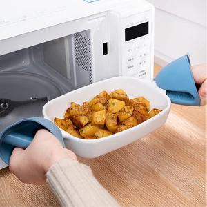 Đồ nhấc nồi 1 cặp 2 miếng găng tay cao su đồ nhấc bếp silicon chịu nhiệt Đồ gia dụng tiện ích dụng cụ nhà bếp thông minh