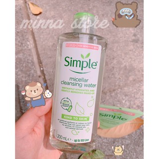 [Simple] Nước tẩy trang Simple Kind To Skin Miceller Cleasing Water