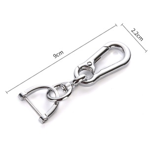 [Siêu chất] Móc treo chìa khóa hình móng ngựa, móc khóa chữ D, móc khóa ô tô xe máy , móc inox cao , tô vít vặn kính