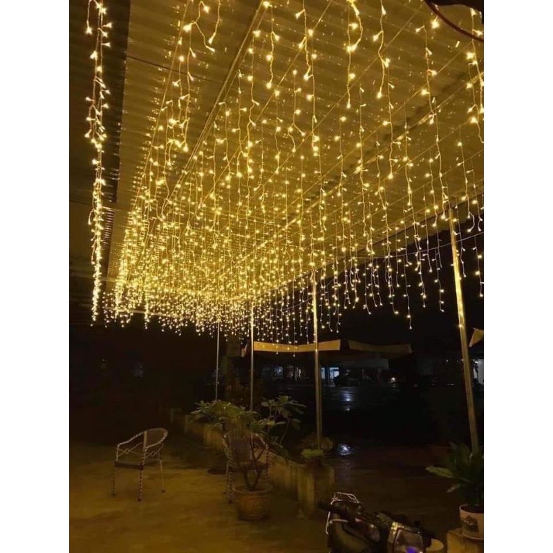 Đèn Rèm Mành Mưa 4m 6m 8m Led Rủ Mành Thả Trang Trí Ngoài Trời Trang ...