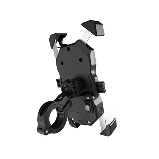 Kewig M11 ( sạc Bluetooth + USB)-Kẹp điện thoại sạc không dây-  oto, xe máy, xe đạp dành cho điện thoại Iphone, Samsung,