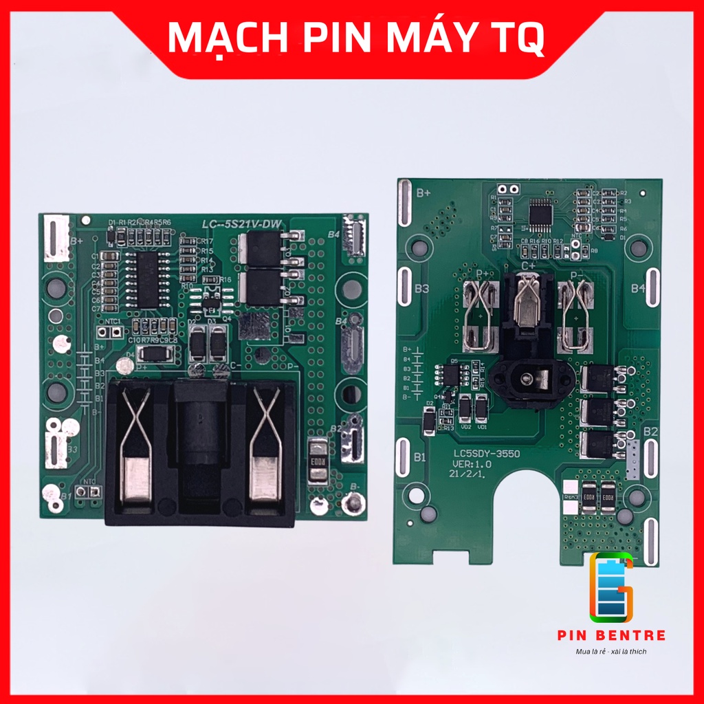 Mạch pin 5S 21V dành cho máy TQ chân sạc Adapter dọc và đứng | Shopee ...