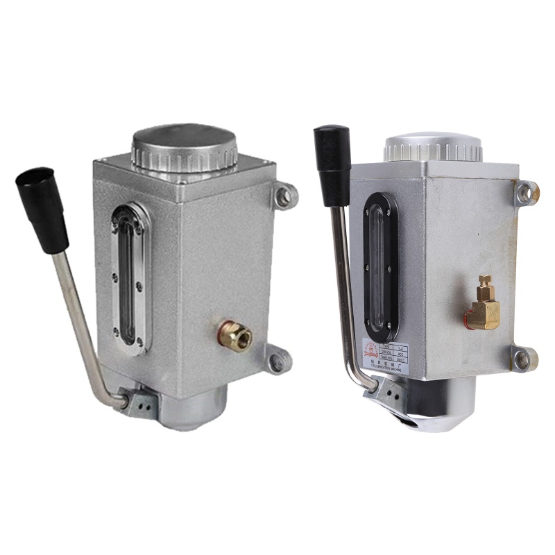 Máy bơm dầu bôi trơn thủ công Bang 1L 4mm Cổng thoát đôi Máy phay Máy bơm tay