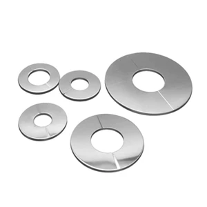 Yoo Thép Không Gỉ Chia Tròn Escutcheon Tấm Tường Chia Mặt bích Vòi Trang Trí Cho Nhà Bếp Phòng Tắm