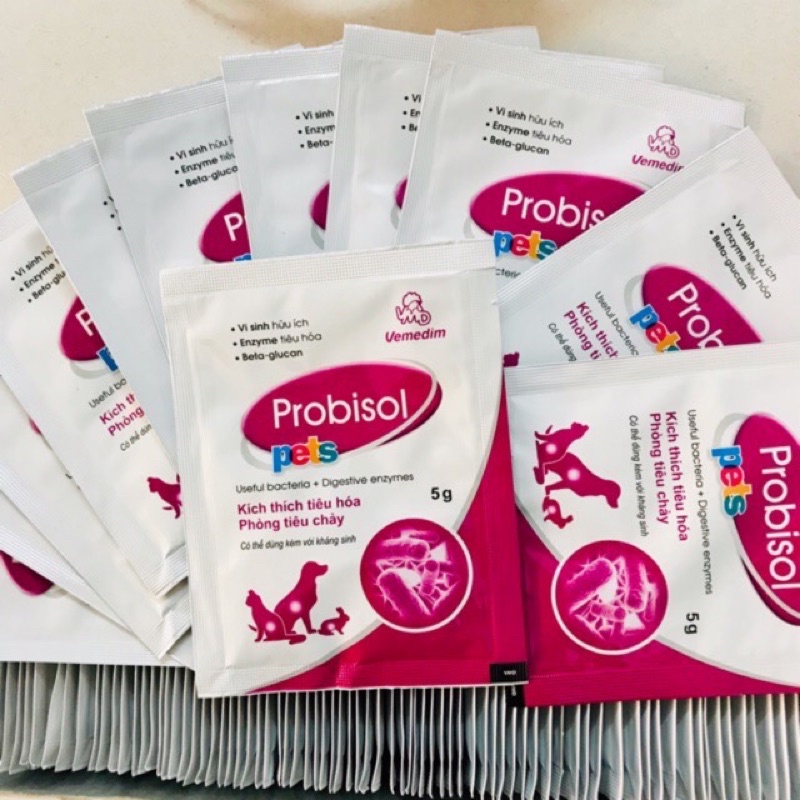 Men tiêu hoá cho chó mèo PROBISOL PETS gói 5g | Shopee Việt Nam