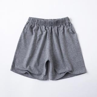 ♕ ❀ 3-16Y Mùa Hè Trẻ Em Quần Ngắn Cotton Bé Trai Bé Gái Đi Biển Thể Thao Màu Trơn Quần Có Gói