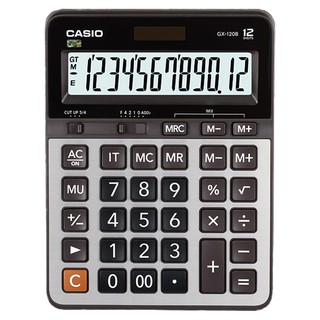 Máy Tính Để Bàn Cỡ Lớn Casio GX-120B (12 Số) Chính Hãng - Bàn Phím Rộng, Phím MU Cho Kế Toán, Cửa Hàng