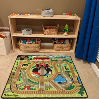 kệ gỗ montessori 3 tầng Đựng Đồ Chơi Cho Bé, Đồ Dùng Trẻ Em, Bỉm Sữa,Sách Vở thích hợp cho trường mầm non tiểu học