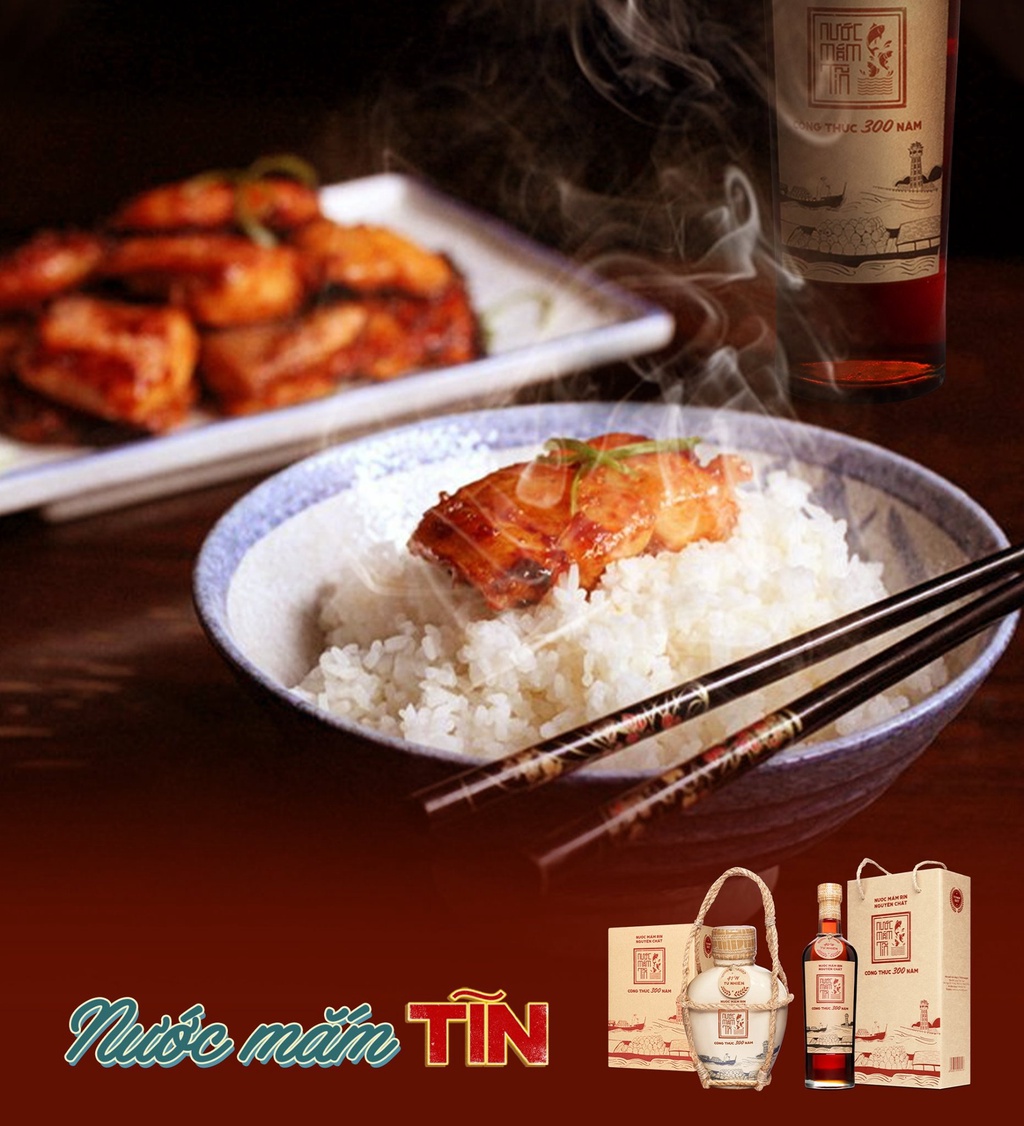 Mô tả Nước Mắm Tĩn Nhãn Đỏ Độ Đạm 40N Chai Thủy Tinh 500ml/chai Rin Nguyên Chất Truyền Thống Sạch Không Chất Bảo - 5
