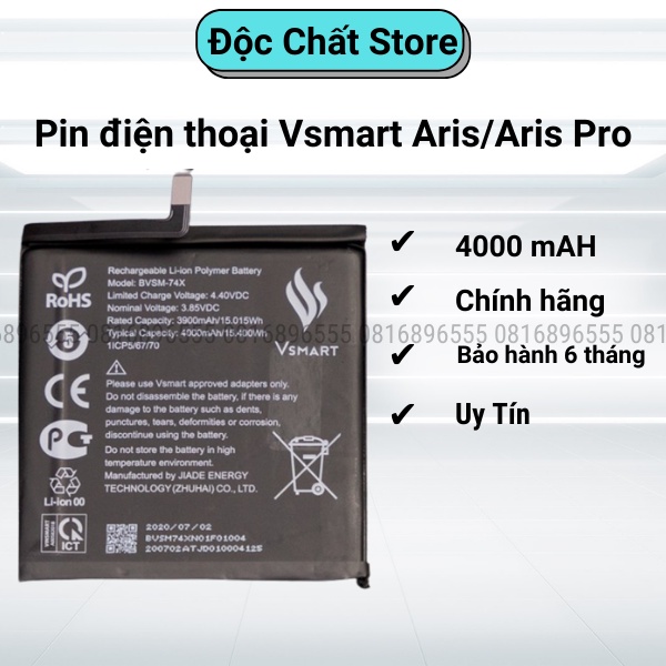 Pin điện thoại Vsmart Aris/Aris Pro