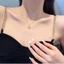 Dây chuyền nữ titan không gỉ mặt hình nơ dễ thương phong cách vintage 2023