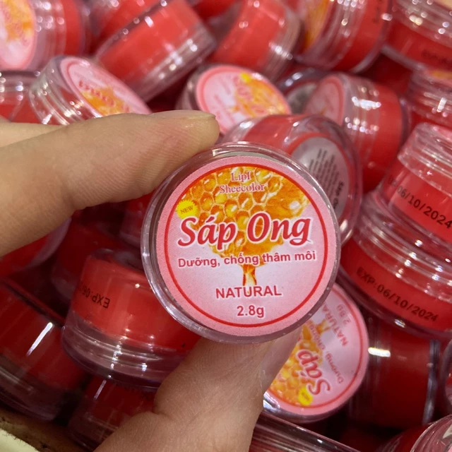 Sáp ong - giúp dưỡng mềm môi⚡️chống thâm môi⚡️giúp môi lên màu tự nhiên