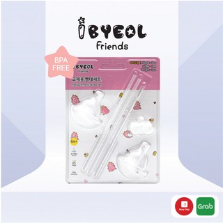 Bộ ống hút thay thế cho bé IBYEOL Friends (chính hãng Hàn Quốc)