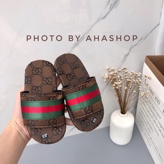 Sz21 -32 Dép lê quai ngang phối viền xanh đỏ cho bé trai K097