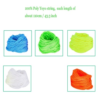 5 Dây Yoyo chuyên nghiệp (Màu sắc ngẫu nhiên), Găng tay Yoyo, Túi Yoyo