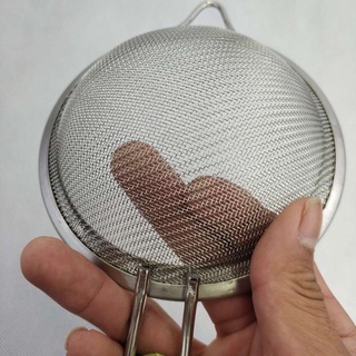 Rây Lọc Viền Inox Cán Xanh. Lọc Bột Cháo, Thức Ăn Cho Bé Ăn Dặm Lọc Siêu Mịn Cam Homeware