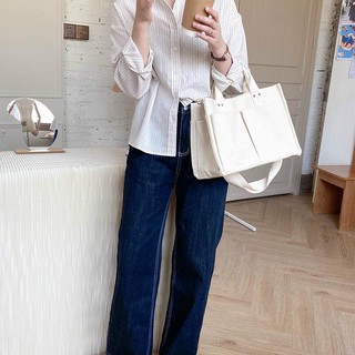 Túi Bỉm Sữa Đựng Đồ Mẹ Và Bé Đen Trắng Cao Cấp Phong Cách Hàn