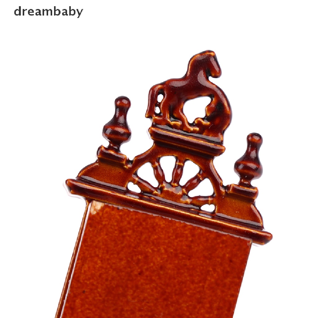 [dreambaby] Đồng hồ treo tường thu nhỏ nhà búp bê 1: 12 Miniaturas Phụ kiện trang trí nội thất