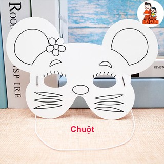 Mặt Nạ Trẻ Em Hình Con Vật, Tô Màu Ngộ Nghĩnh | Shopee Việt Nam