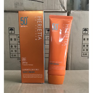 Kem chống nắng mạnh sử dụng khi đi tắm biển và các hoạt động thể thao ngoài trời herietta 70g