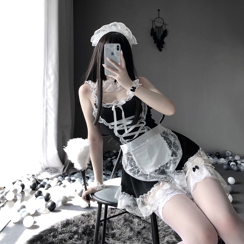 Siamese maid sexy cos uniform YV47171