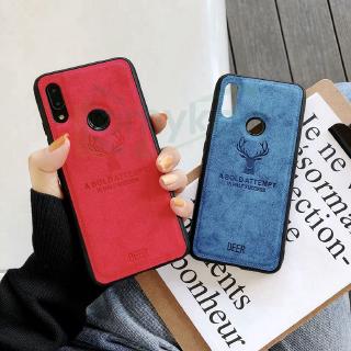 Ốp điện thoại bọc vải họa tiết hươu dành cho Xiaomi Redmi 9 9C 9A Note 8 7 6 5 Pro K20 Mi 9T