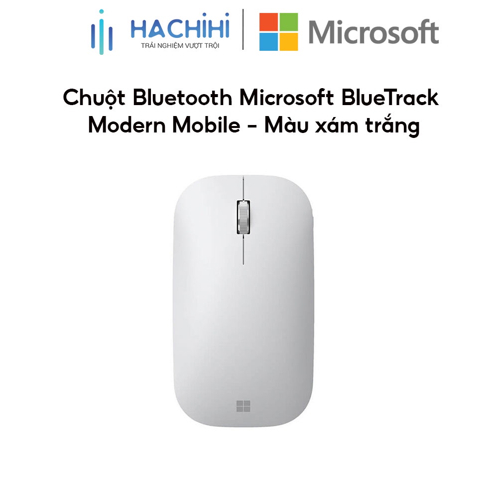 Chuột Bluetooth Microsoft BlueTrack Modern Mobile - Màu xám trắng ...