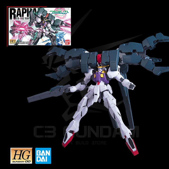 Bandai HG 1/144 Gundam 00 Raphael Gundam Model Kit - No Glue Required