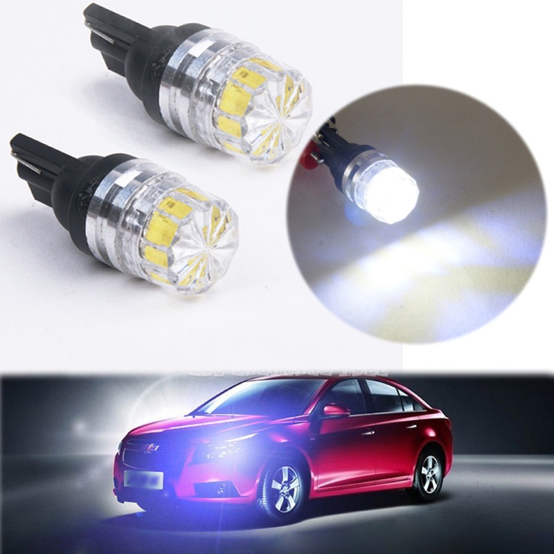 1 Bóng Đèn Led T10 5050 5 Smd Ánh Sáng Trắng Cho Xe Hơi Mới