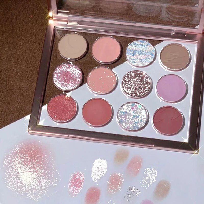 Bảng Phấn Mắt 12 Ô Bóng Trăng Trong Nước Dikalu Lovekou - G4