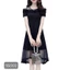 ĐẦM XÒE NỮ TRỄ VAI PHỐI LƯỚI SANG CHẢNH - THỜI TRANG TIỂU THƯ HÀN QUỐC - THANH LỊCH CÓ SIZE 70KG