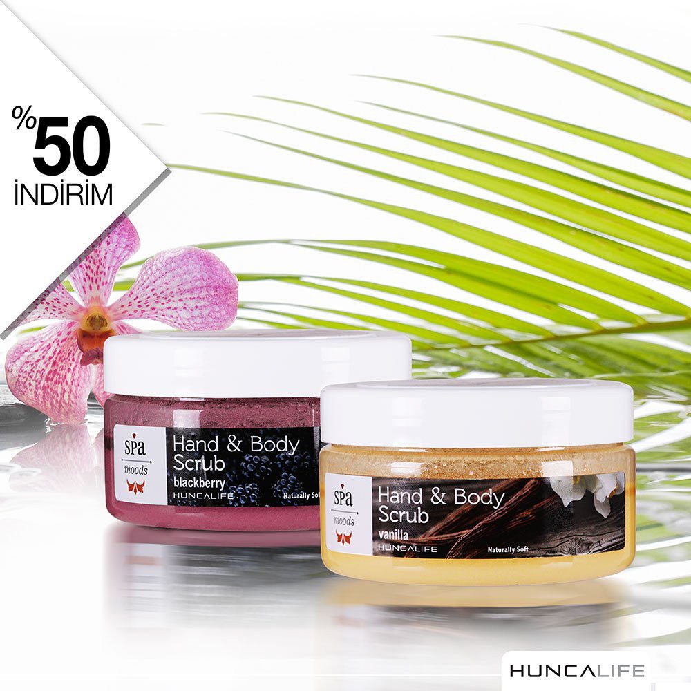 Ảnh Hunca - Dầu massage tẩy tế bào chết dạng hạt hương dâu 200ml 1