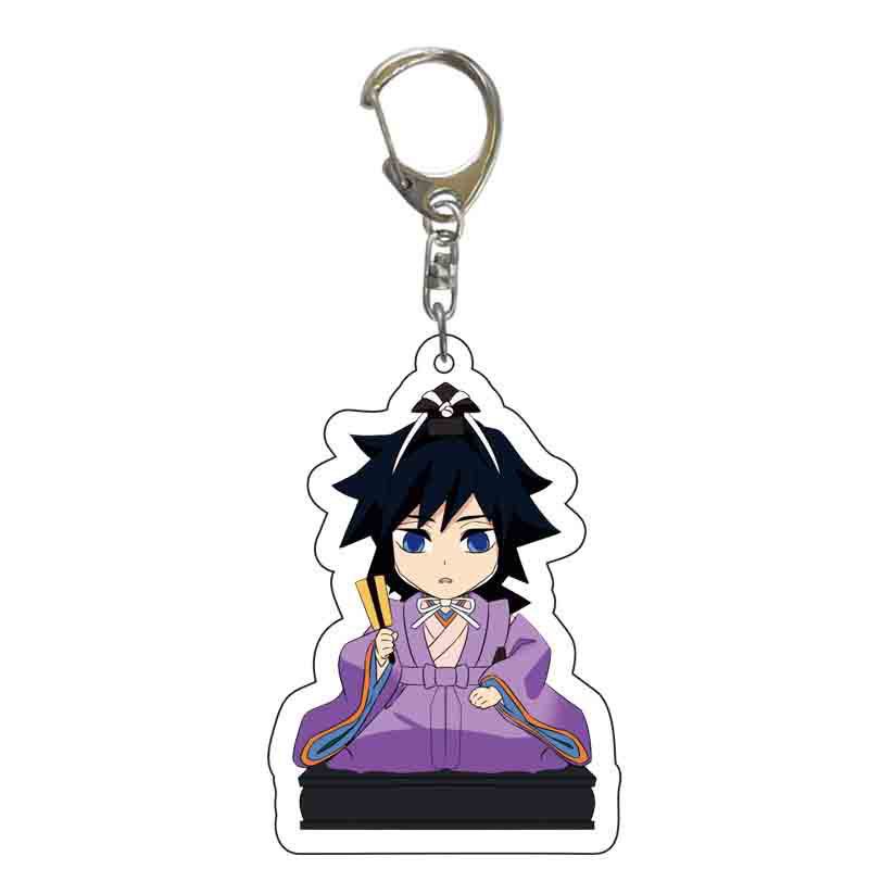 Ha7 Demon Slayer Móc Khóa Acrylic Anime Móc Khóa Tanjiro Nezuko Akaza ...