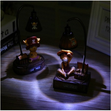ST2 Một Mảnh Đèn LED Khỉ D Luffy Tony Chopper Hình Để Bàn Chiếu Sáng Nhà Phòng Ngủ Trang Trí Sinh Hoạt Đồ Trang Trí Nigh