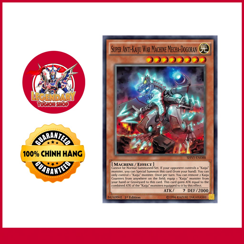 [EN][Thẻ Bài Yugioh Chính Hãng] Super AntiKaiju War Machine MechaDogoran Shopee Việt Nam