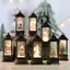 Đèn LED hình quả cầu tuyết/ông già noel/ người tuyết lấp lánh độc đáo trang trí nhà cửa dịp giáng sinh