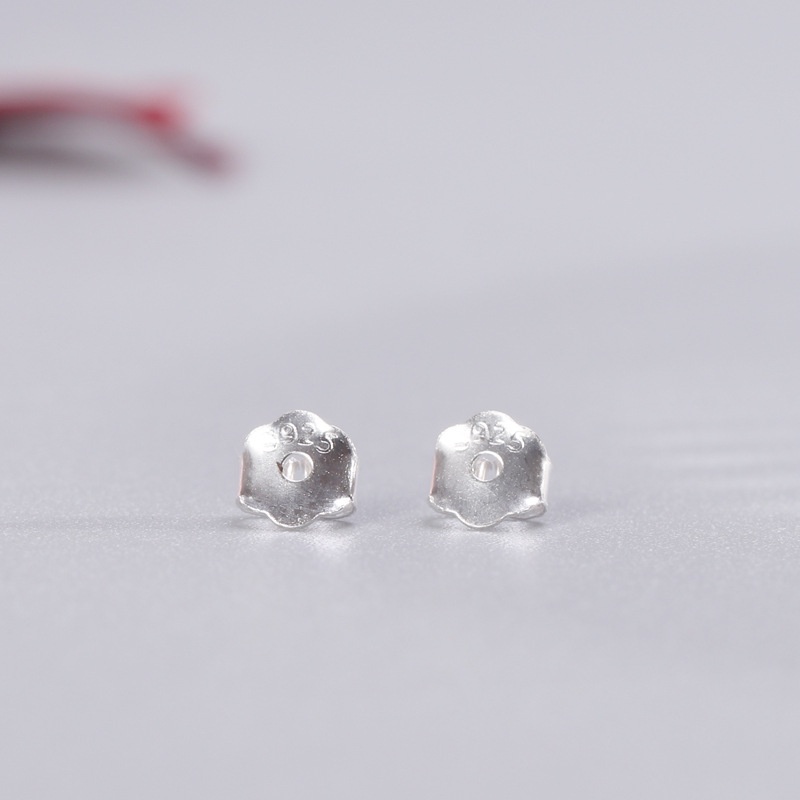 Chốt khuyên tai, hoa tai bạc 925 cố định hoa bông tai an toàn cho da mạ vàng nhiều màu | NT GEMY SILVER