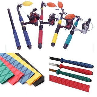 WEETW Ống Bọc Co Nhiệt 5 Màu 1M Tay Cầm Vợt Tay Cầm Cách Nhiệt Bảo Vệ Chống Trơn Trượt Polyolefin Cầu Lông Tay Ống