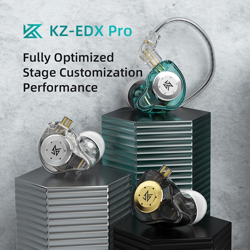 Tai Nghe Nhét Tai KZ EDX PRO 10mm Chống Ồn Có Nam Châm